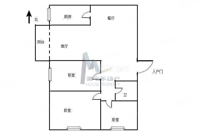 临渭区城中精装3室2厅1卫二手房出售14