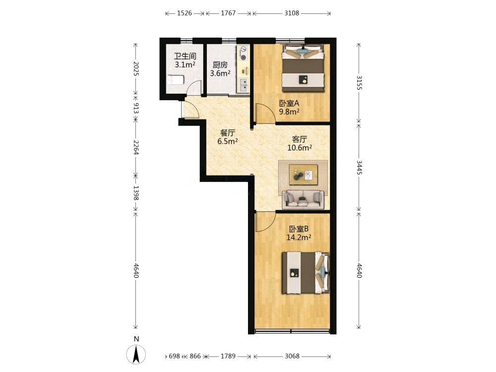 链家贝壳网价格是429万 我这里价格是400万加装电梯两房-巨野小区二手房价