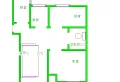 方糖 精装修两室送一室 80.83平10