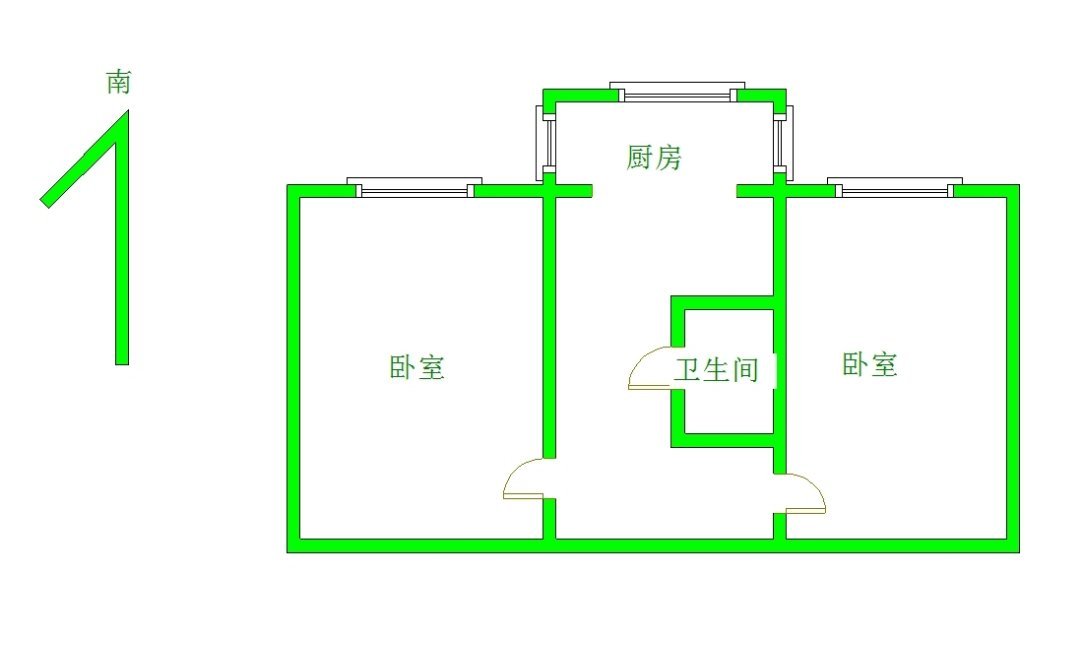 新城区润宇精装2室1厅1卫二手房出售9