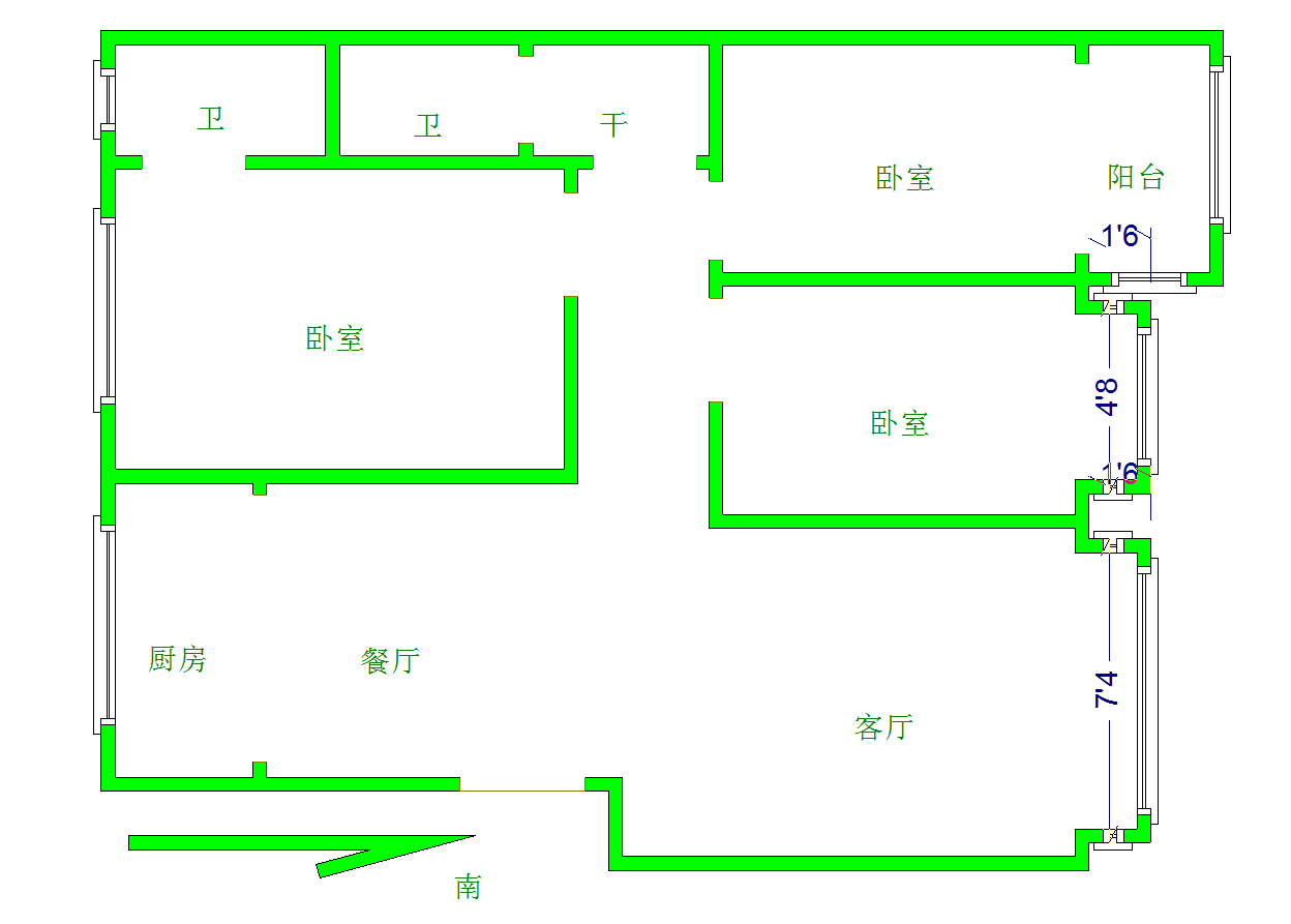 德城区九中普通3室2厅2卫二手房出售13