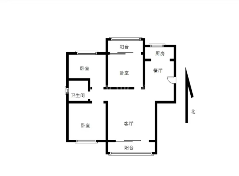 西丹花苑金麟府,二高旁、西丹花苑毛坯大三房10