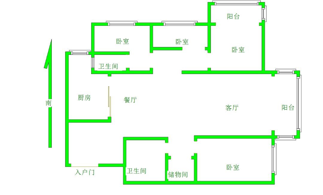 帝豪天成,帝豪天成 交通便利普通4室2厅2卫1阳台尽享城市繁华13