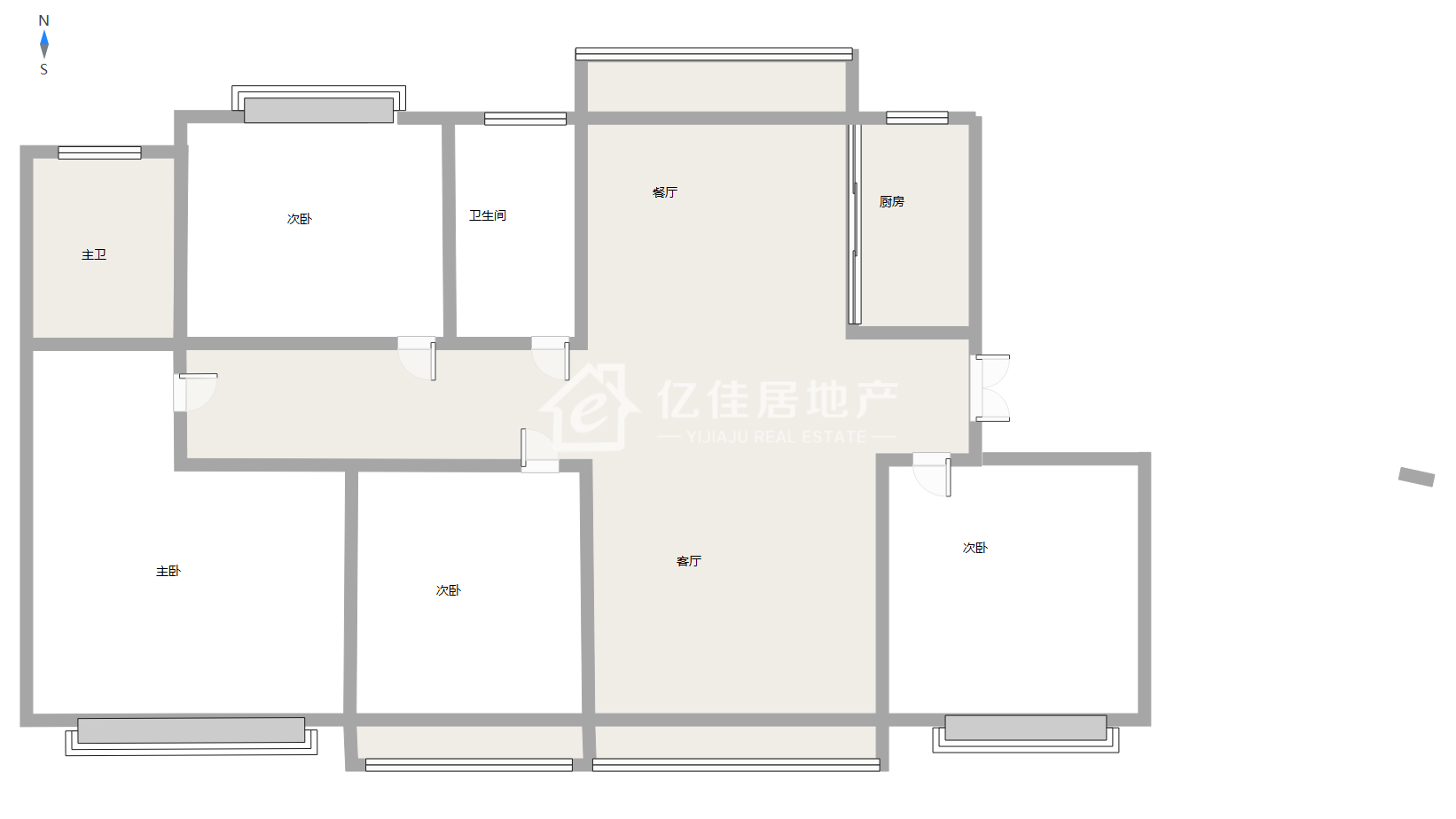 汝州市汝州市毛坯4室2厅2卫二手房出售9