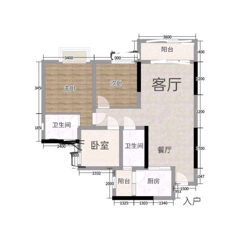 自流井区自流井豪装3室2厅2卫二手房出售13