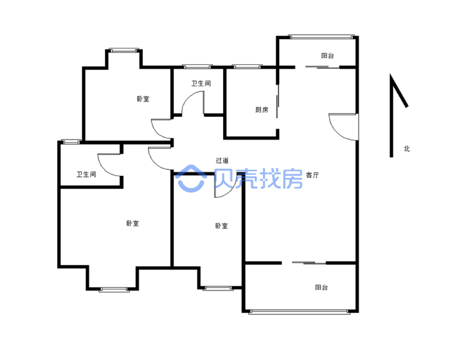 溧水区溧水开发精装3室2厅2卫二手房出售5