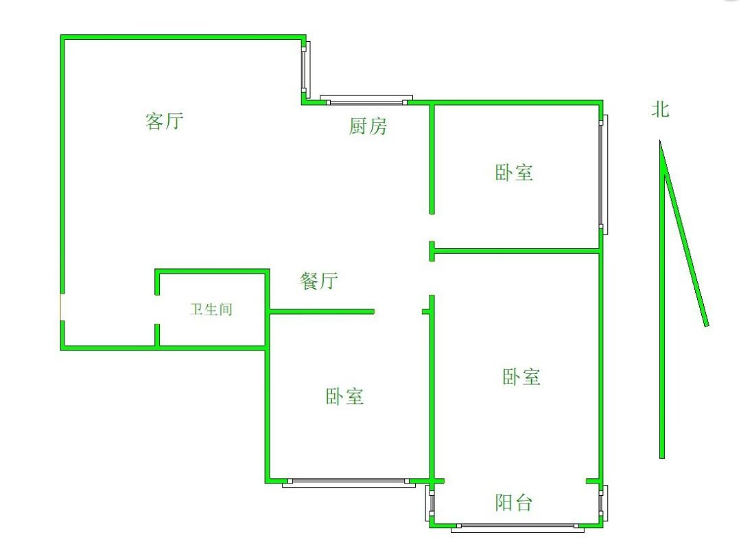 竞秀区万博广场精装3室1厅1卫二手房出售10