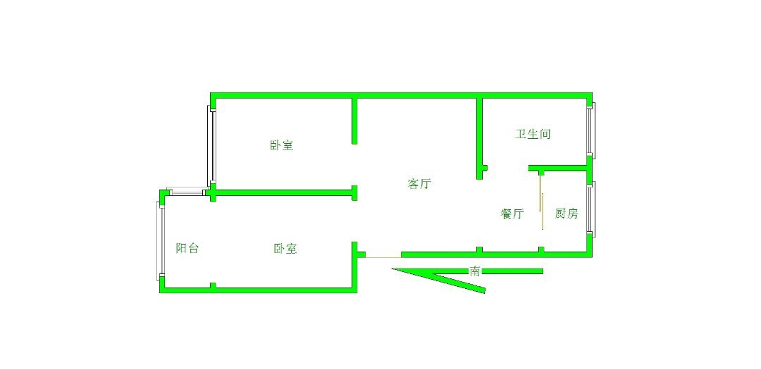 中山绿色小区,清华厂旁边，步梯中层，精装两居室11