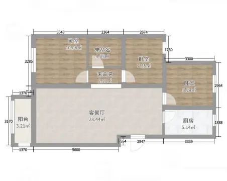 即发金色荔园3室2厅1卫朝南北精装