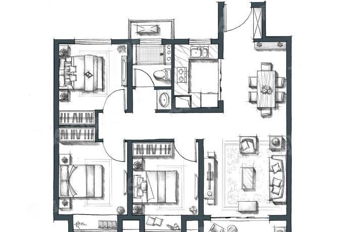 建邺区江心洲普通3室1厅1卫二手房出售7