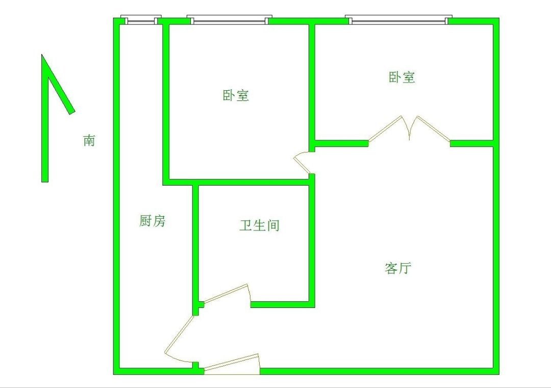 钰景花园,钰景花园交通便利精装2室1厅1卫1阳台尽享城市繁华9