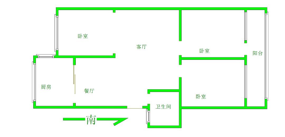 粮机小区,各自付税，看房方便，房主急售粮机小区精装3室2厅1卫1阳台10