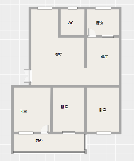 棉麻公司家属院长春街,首付5万 电大12小旁 棉麻公司家属院136平 三室两厅13