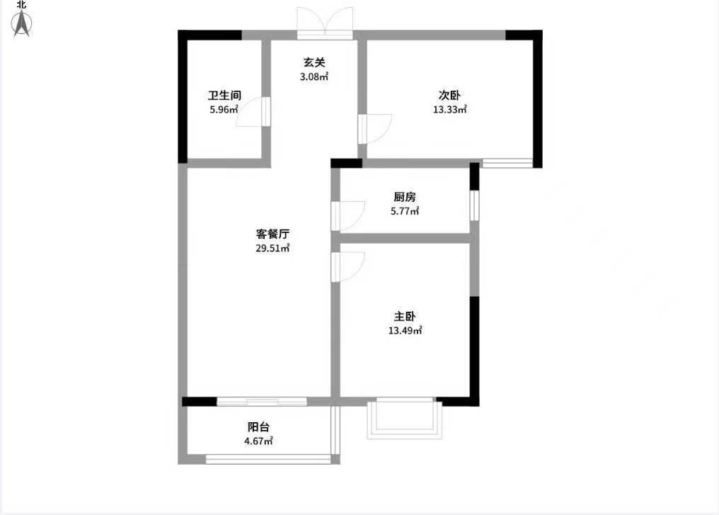 江夏名城四期,江夏名城四期72.77㎡2室2厅1卫1阳台精装，好房不等人12