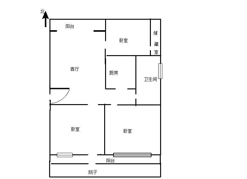 鸭河口水库管理局家属院,性价比超高的3室2厅1卫1阳台 阳光 视线 无忧！12