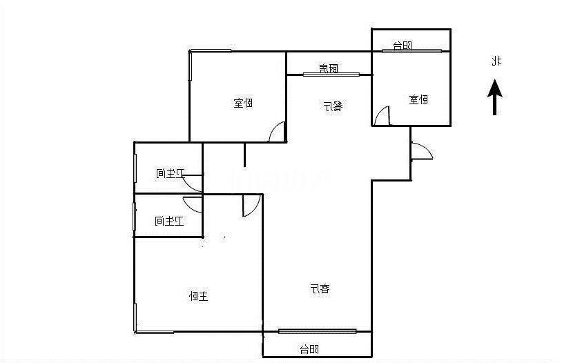 埇桥区埇桥毛坯3室2厅1卫二手房出售9