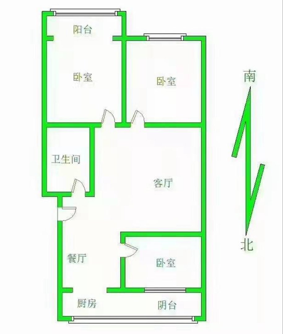 桥西区串窑街毛坯3室2厅1卫二手房出售9