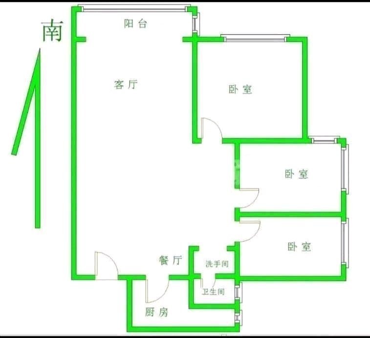 川汇区川汇毛坯3室2厅1卫二手房出售13