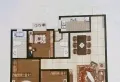 精装带家具家电  房本两年6