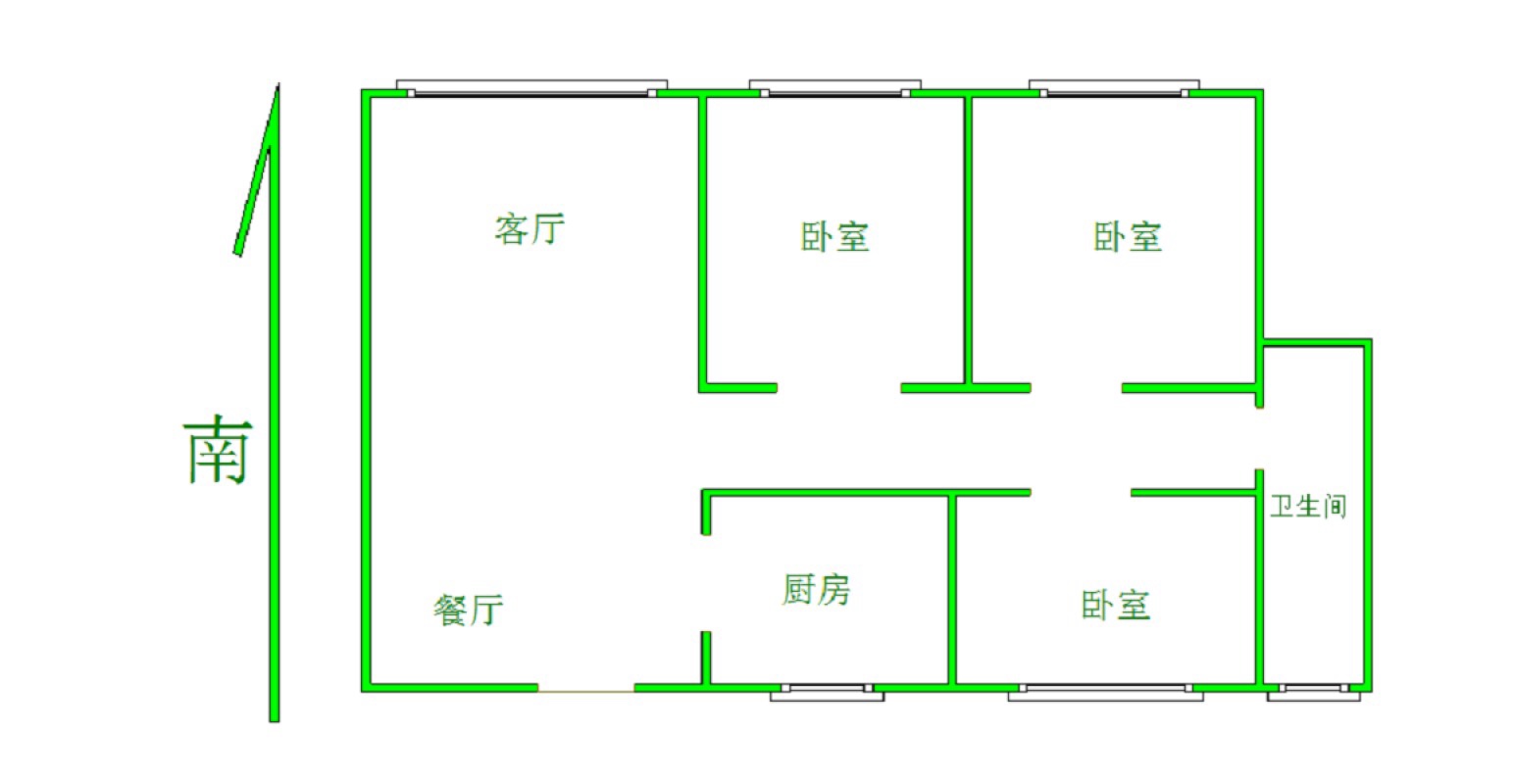 德城区经济开发区普通3室2厅1卫二手房出售11