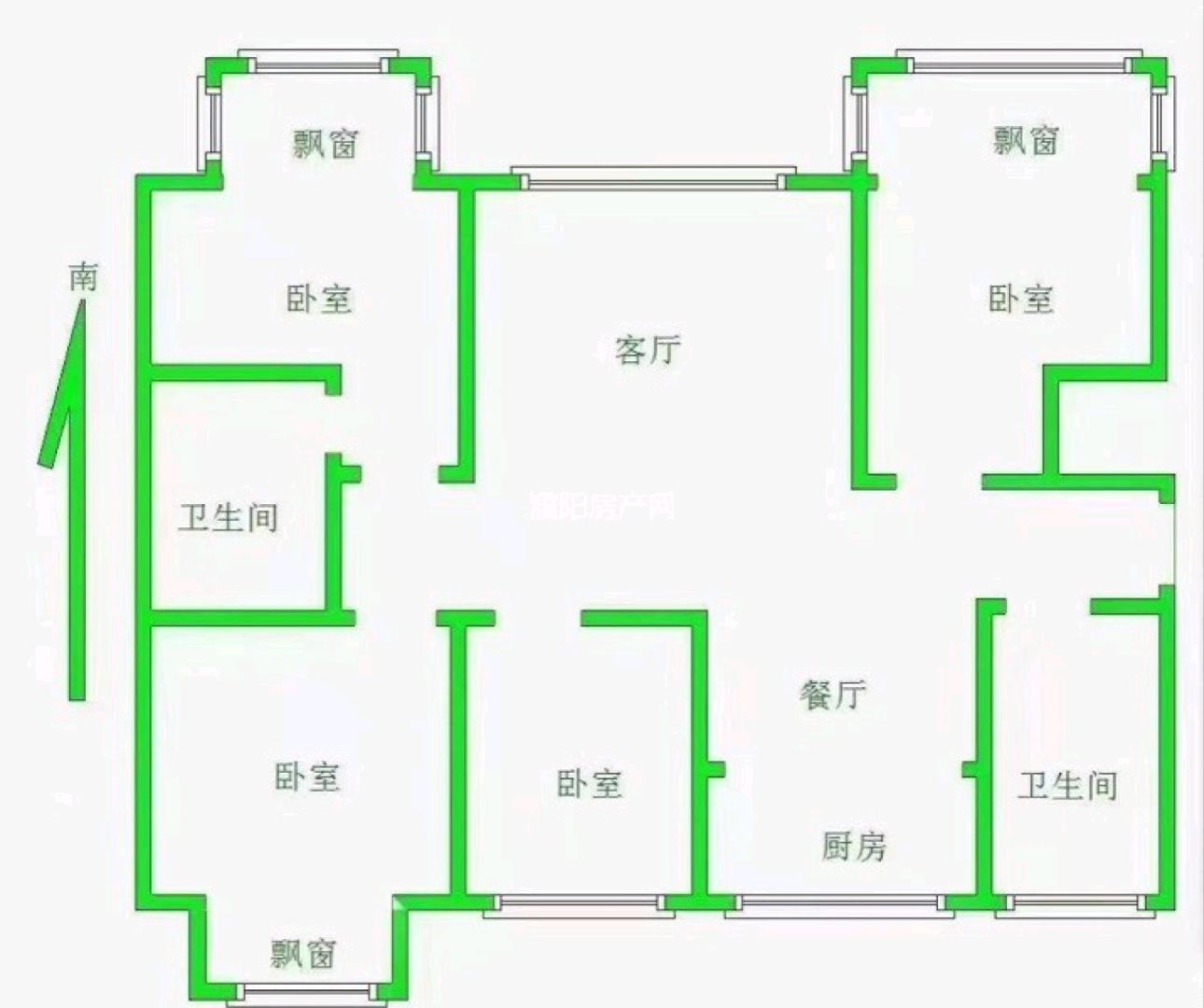 华龙区华龙普通4室2厅2卫二手房出售12