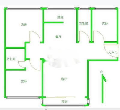 宛城区宛城毛坯3室2厅2卫二手房出售9