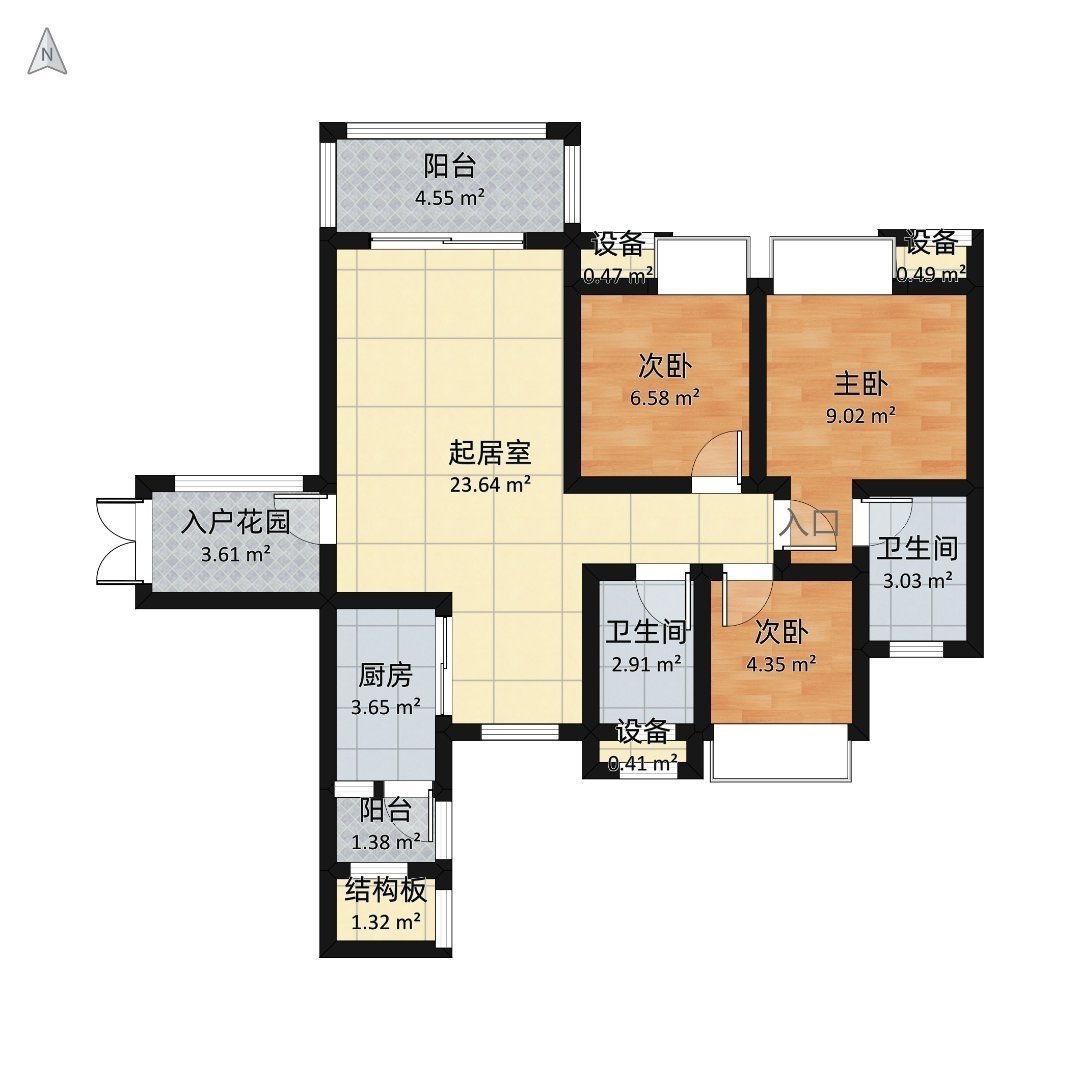 隆阳区隆阳毛坯3室2厅2卫二手房出售12