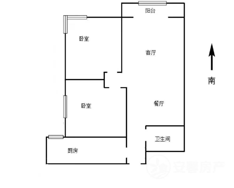 市辖区城南普通2室2厅1卫二手房出售13