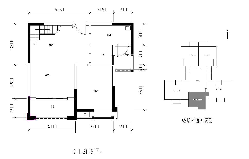 福庆花雨树,福庆花雨树经典内跃使用面积150平 送一层对中庭空户看房方便14