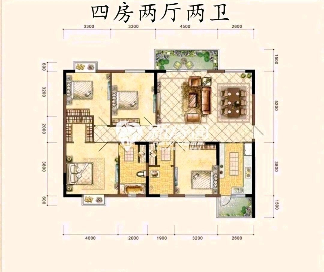 碧江区碧江区精装4室2厅2卫二手房出售13