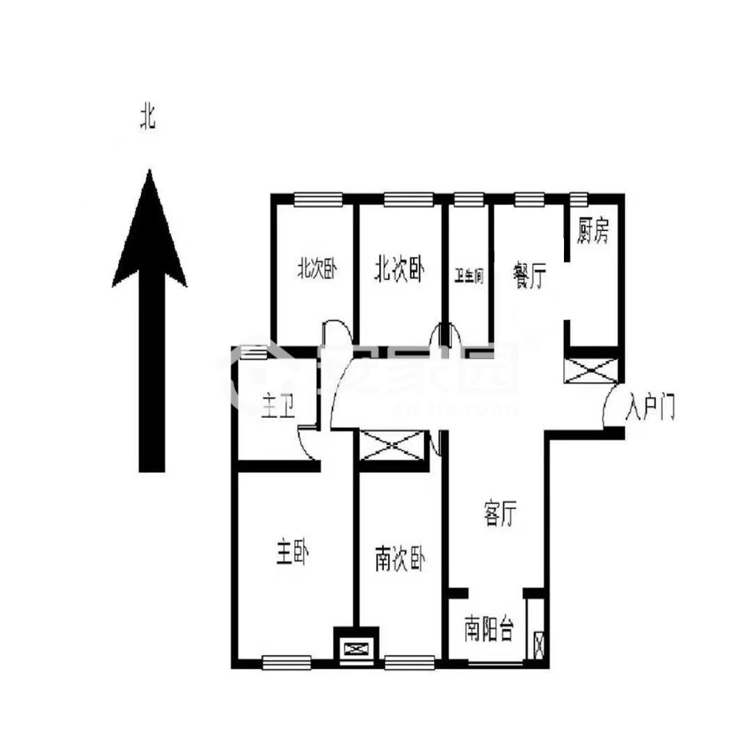 睢阳区城南毛坯4室2厅2卫二手房出售11