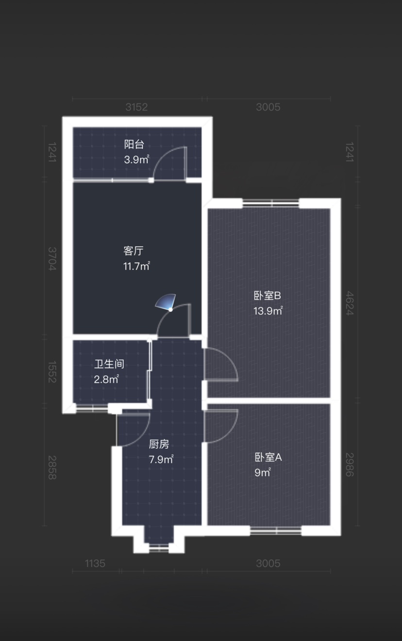 大观区大观精装2室1厅1卫二手房出售10