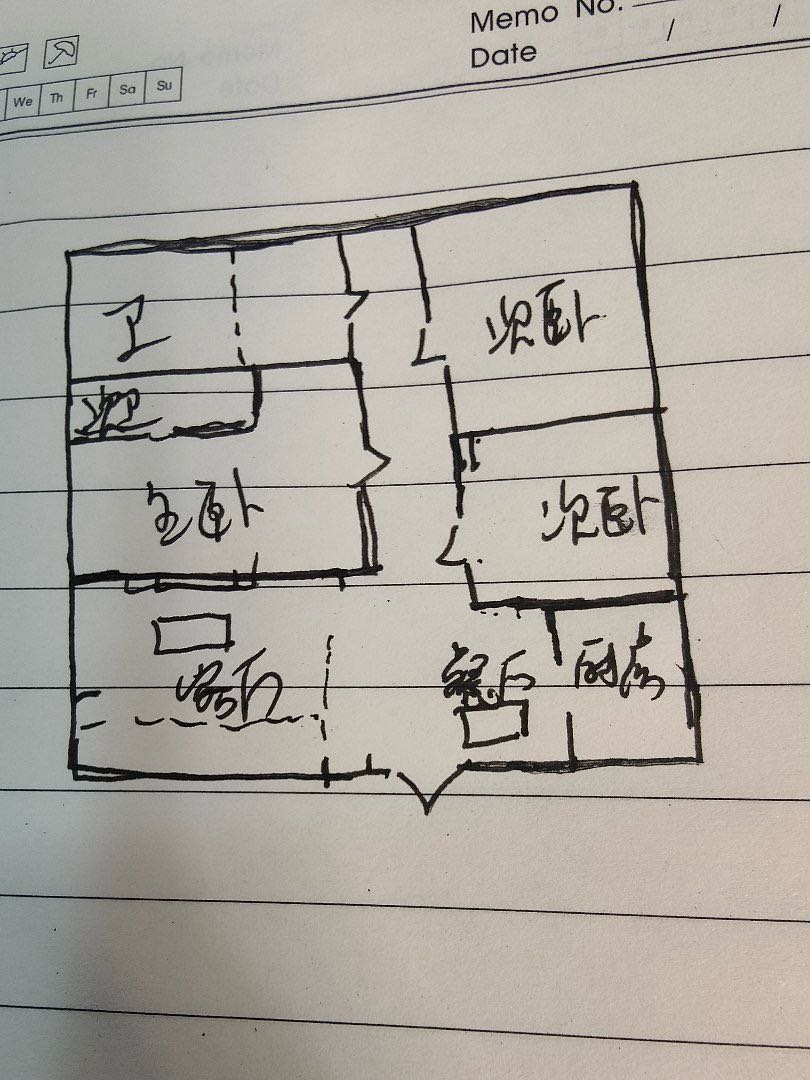 水务局家属院,南北通透,2室2厅1卫1阳台全南,户型非常棒,有户型为证8