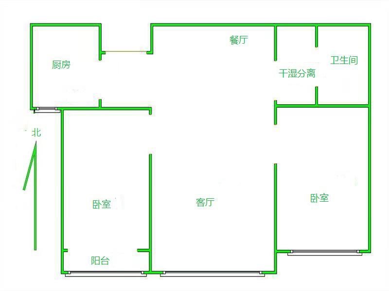 竞秀区保广毛坯2室2厅1卫二手房出售7