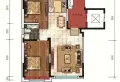 建设南小区4楼110平2居室月租金110012