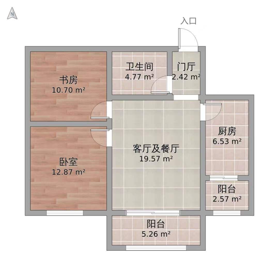 麒麟区城中精装2室2厅1卫二手房出售11