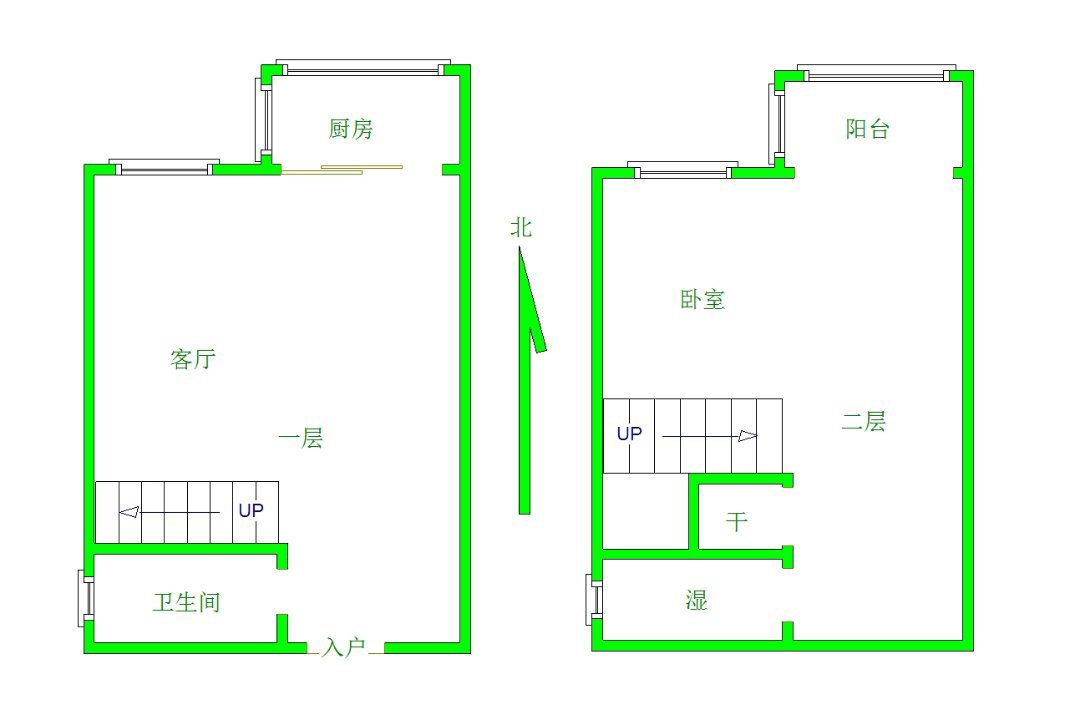 青年公寓,建东附近 西边户 好格局10