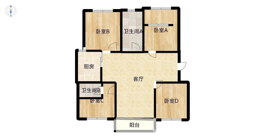 东海县新水晶城精装4室2厅2卫二手房出售11