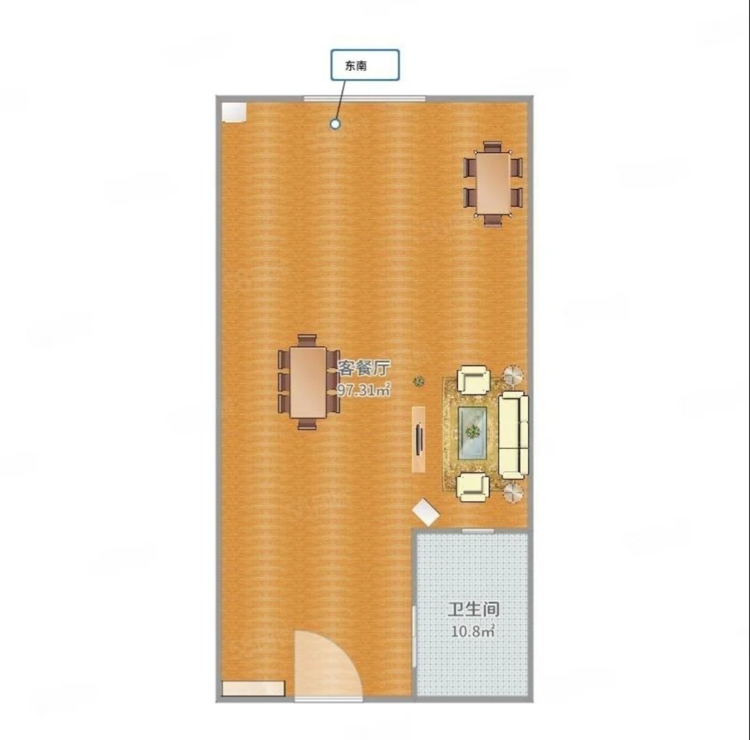 钟山区钟山精装1室1厅1卫二手房出售12