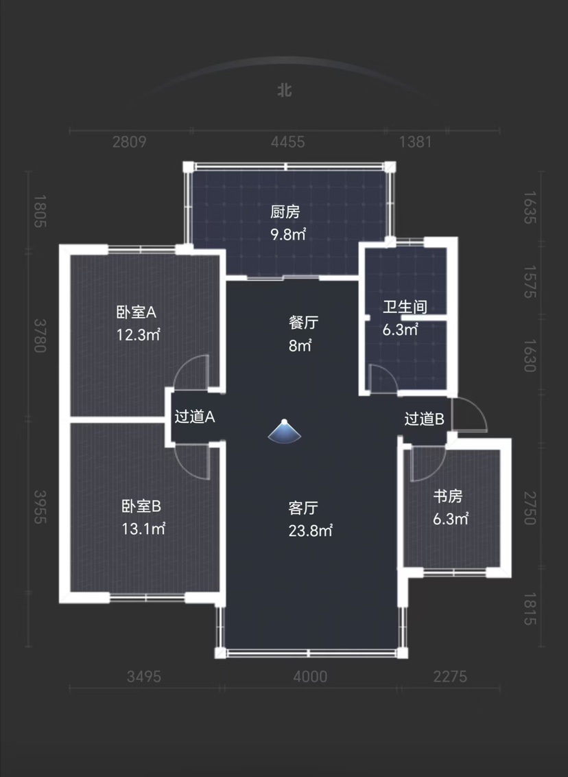 昆明监狱职工宿舍,性价比超高的3室2厅1卫1阳台 阳光 视线 无忧！7