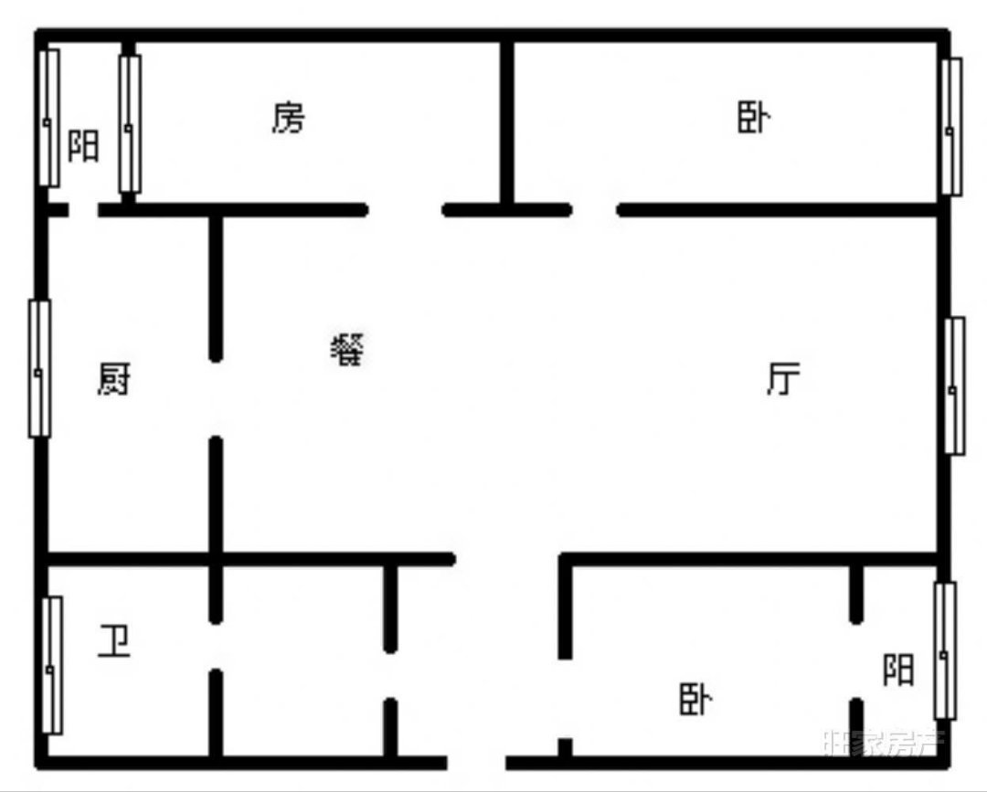 电力局家属楼_清真寺隔壁,西站加油站附近大三居简单装修带家具支持按揭停车方便13