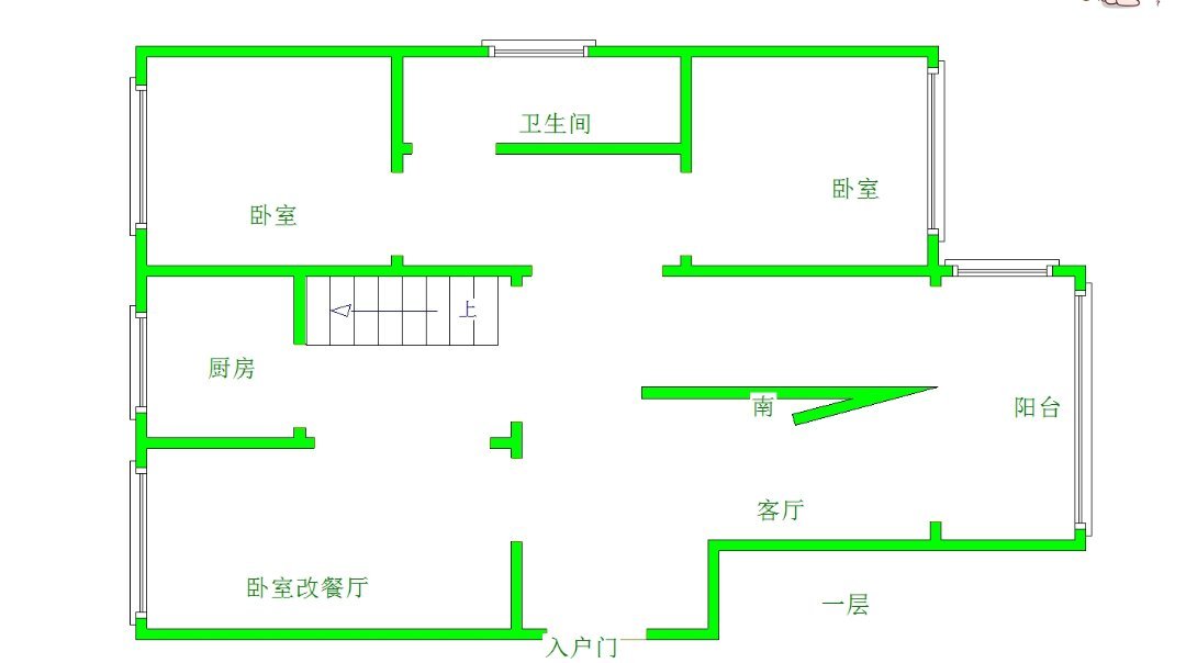 城区城西精装4室2厅2卫二手房出售15