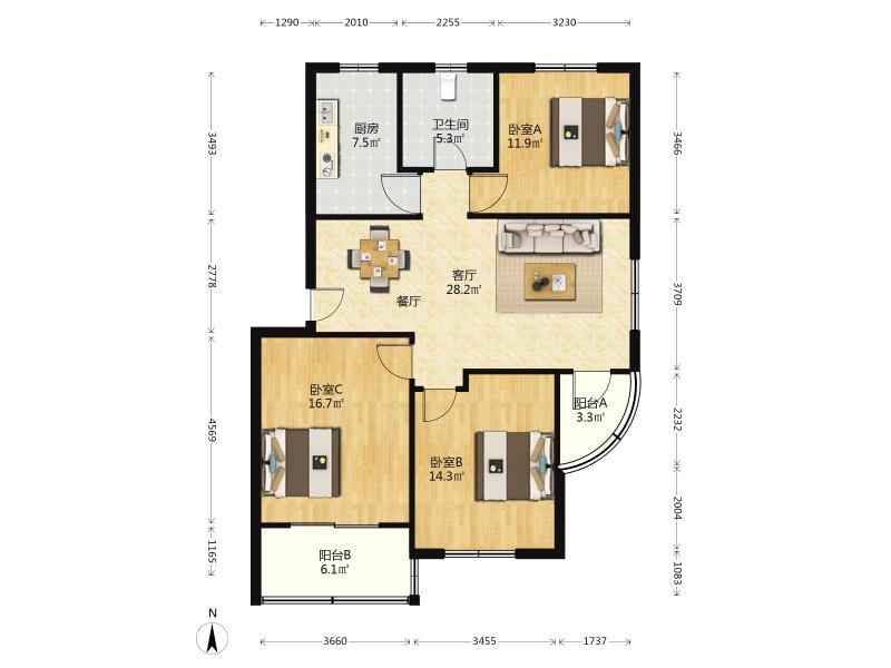 好位置!好房子!鹤北新村二街坊358弄全新送家电-鹤北新村二街坊358弄二手房价