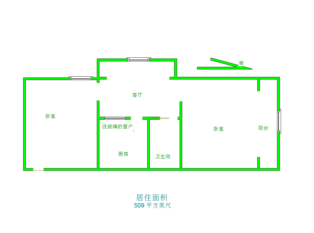 英雄台小区,交通便利！户型好！2室2厅1卫1阳台业主急售11