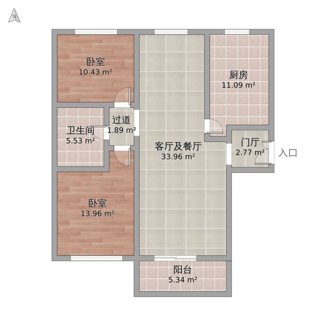 麒麟区城中精装3室2厅2卫二手房出售11