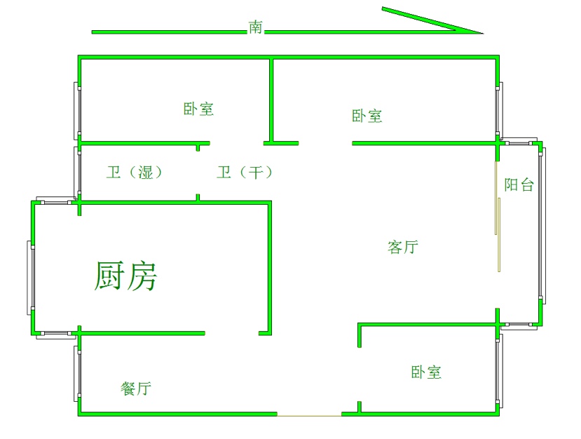 农业局家属院,友谊实验书包拎包入住12