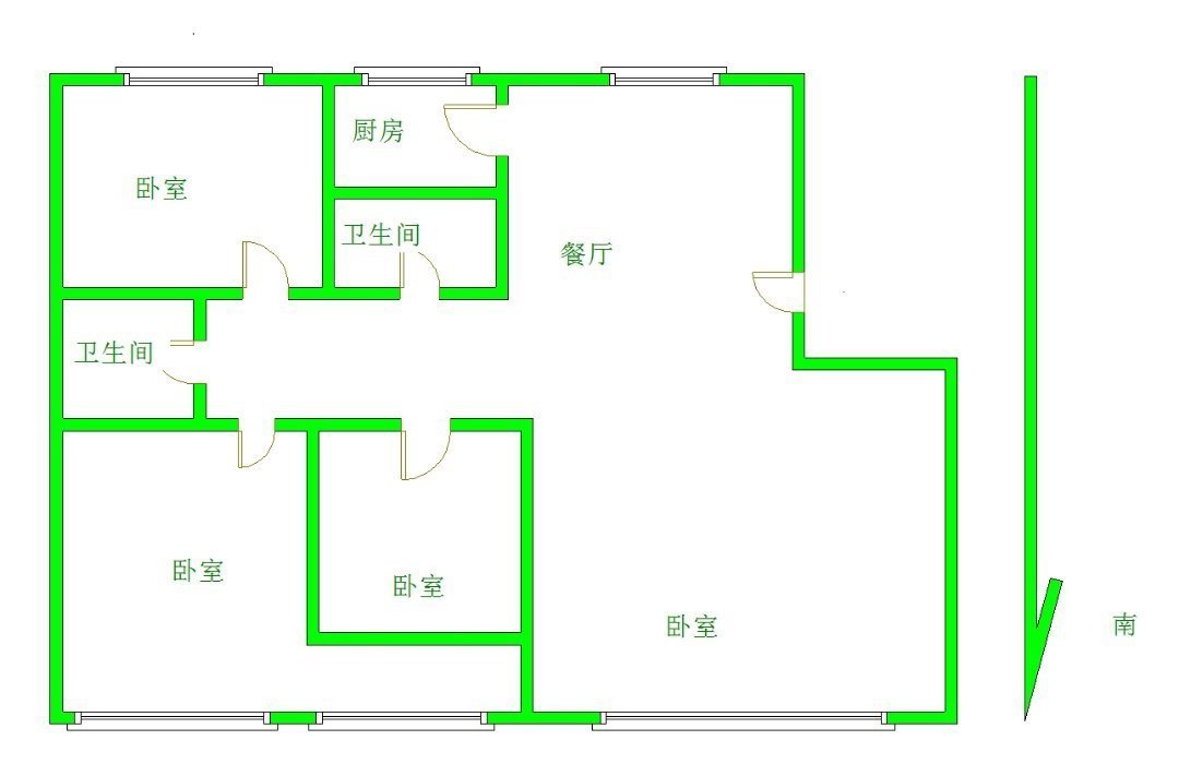 东胜区铁西一期精装3室2厅2卫二手房出售14