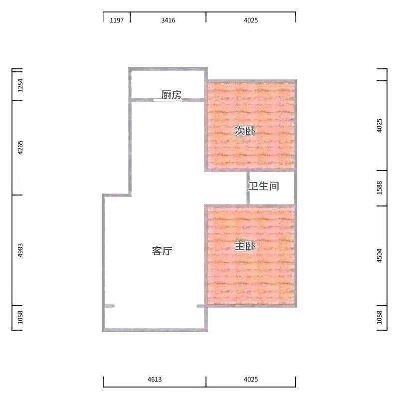 城北区城北普通2室2厅1卫二手房出售10