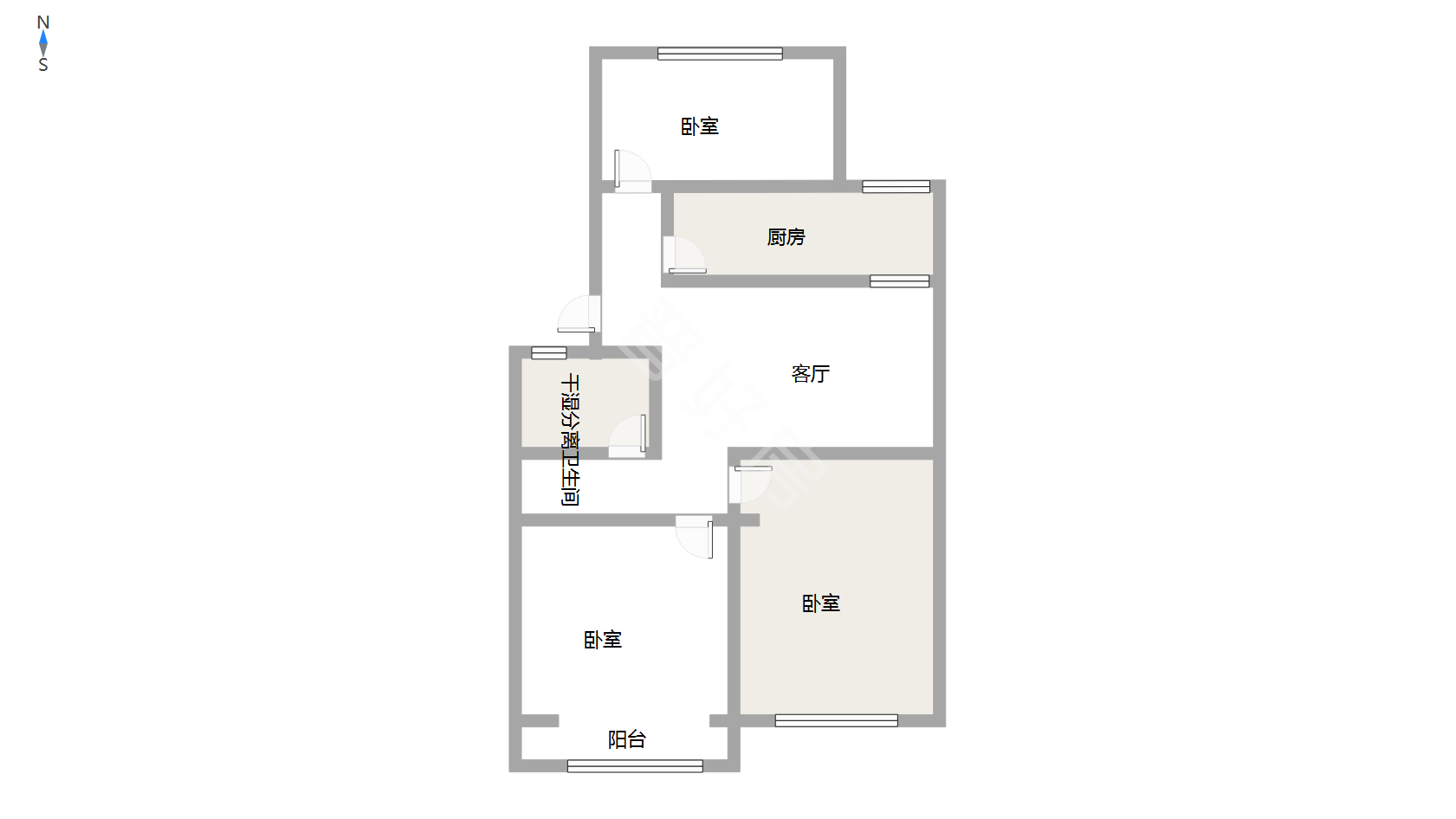 城区开发区片区精装3室1厅1卫二手房出售10