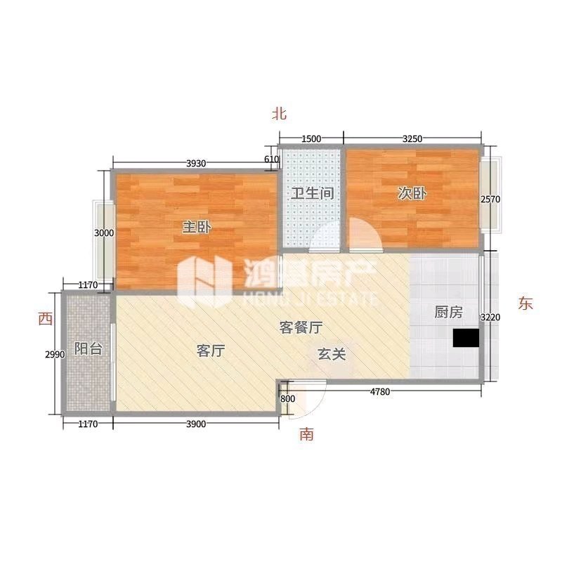 红谷滩区红角洲精装2室2厅1卫二手房出售10